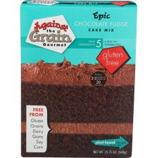 AGAINST THE GRAIN: Epic Chocolate Fudge Cake Mix, 19.75 oz