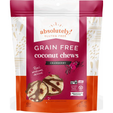 ABSOLUTELY GLUTEN FREE: Coconut Chews With Cranberry, 5 oz