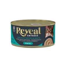 REVEAL: Entrees Tuna Fillet Pate Recipe Cat Food, 2.47 oz