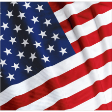 CREATIVE CONVERTING: American Flag Beverage Napkin, 16 ea
