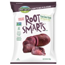 ROOT SMARTS: Purple Sweet Potato Chips, 6 oz