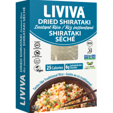 LIVIVA: Shirataki Instant Rice, 4.23 oz