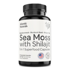ATLANTIC NATURALS: Sea Moss With Shilajit, 60 vc