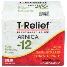 MEDINATURA: T Relief Extra Strength Pain Cream, 8 oz