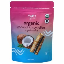AVA ORGANICS: Orginal Coconut Crispy Rollers, 2.8 oz