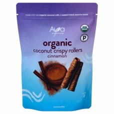 AVA ORGANICS: Cinnamon Coconut Crispy Rollers, 2.8 oz