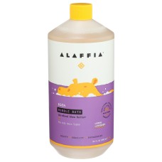 ALAFFIA: Kids Bubble Bath Lemon Lavender, 32 fo