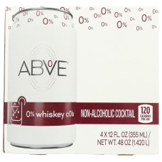 ABOVE: Whisky Cola Non Alcoholic Cocktails 4pk, 48 fo