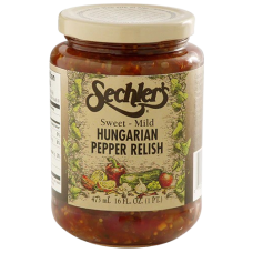 SECHLERS: Sweet Mild Hungarian Pepper Relish, 16 oz