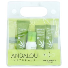 ANDALOU NATURALS: Cannacell Routine Kit, 4 pc