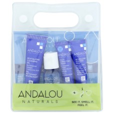 ANDALOU NATURALS: Deep Hydration Routine Kit, 4 pc