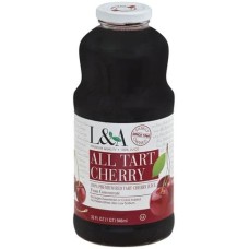 L & A JUICE: All Tart Cherry 100 Percent Juice, 32 oz