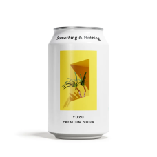 SOMETHING AND NOTHING: Yuzu Premium Soda, 12 fo