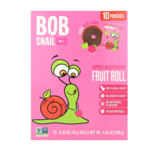 BOB SNAIL: Apple Raspberry Fruit Rolls, 10 pk