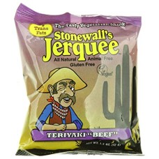 STONEWALLS JERQUEE: Teriyaki Beef Vegan Jerky, 1.5 oz
