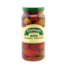 GIULIANO: Sweet Mild Cherry Peppers, 16 oz