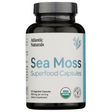 ATLANTIC NATURALS: Organic Sea Moss Capsules, 120 vc