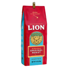 LION COFFEE: Original Roast Coffee Medium Ground, 10 oz