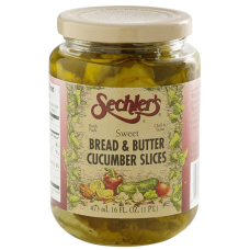 SECHLERS: Bread and Butter Slices, 16 oz