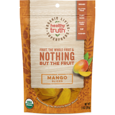 ORGANIC LIVING SUPERFOODS: Organic Raw Dried Mango Slices, 3 oz