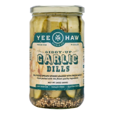 YEE HAW PICKLE COMPANY: Giddy Up Garlic Dills, 24 oz