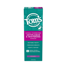 TOMS OF MAINE: Fluoride Free Antiplaque and Whitening Toothpaste Fennel, 4.5 oz