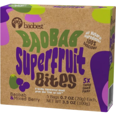 BAOBEST: Mixed Berry Superfruit Bites, 3.5 oz BAOBEST: Mixed Berry Superfruit Bites, 3.5 oz