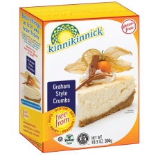 KINNIKINNICK: Graham Style Cracker Crumbs, 10.5 oz KINNIKINNICK: Graham Style Cracker Crumbs, 10.5 oz