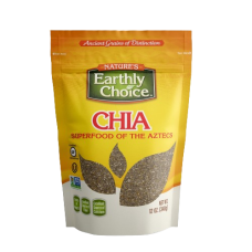 NATURES EARTHLY CHOICE: Chia Seeds, 12 oz