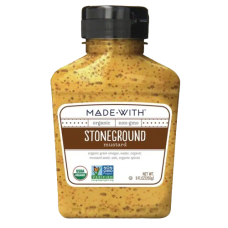 MADE WITH: Organic Stoneground Mustard, 9 oz