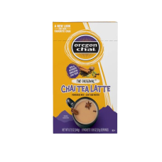 OREGON CHAI: Original Dry Chai Tea Latte Mix Single Serves, 8 pc