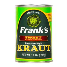 FRANKS: Bavarian Kraut, 14 oz