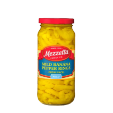 MEZZETTA: Mild Banana Pepper Rings, 16 oz