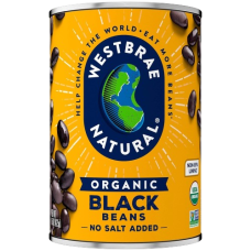 WESTBRAE: Organic Black Beans, 25 oz