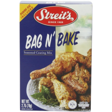 STREITS: Bag N Bake Seasoned Coating Mix, 2.75 oz