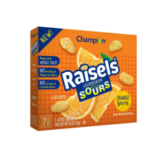 RAISELS: Golden Raisin Sours Orange Burst, 4.9 oz
