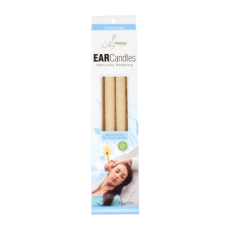 WALLY: Ear Candles Soy Unscented, 4 pc