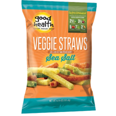 GOOD HEALTH: Veggie Straws Sea Salt, 6.75 oz