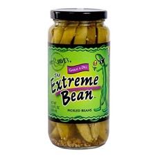 THE EXTREME BEAN: Garlic and Dill Pickled Beans, 16.9 oz