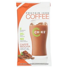 CHIKE: Protein Iced Coffee Caffe Mocha Packet, 1.16 oz