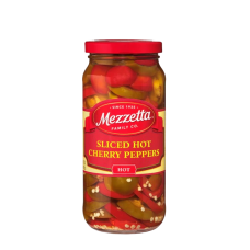 MEZZETTA: Sliced Hot Cherry Peppers, 16 oz