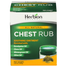HERBION NATURALS: Chest Rub, 3.53 oz