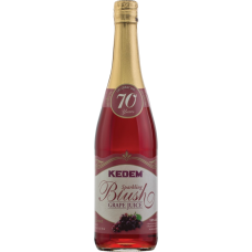KEDEM: Sparkling Blush Grape Juice, 25.4 fo