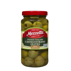 MEZZETTA: Pitted Italian Castelvetrano Olives, 8 oz