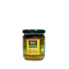 BELLA TERRA: Pesto Organic Garlic and Basil, 6.3 oz