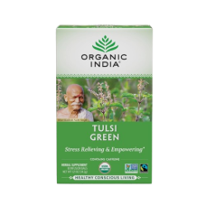 ORGANIC INDIA: Tulsi Green Tea, 18 bg