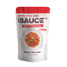 LE SAUCE & CO: Spicy Pomodoro Gourmet Pasta Sauce, 8.8 oz