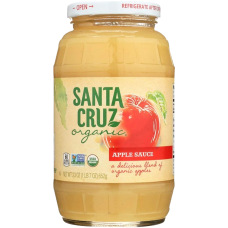 SANTA CRUZ: Apple Sauce Jar, 23 oz
