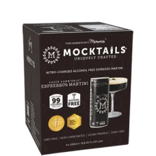 MOCKTAIL ALCOHOL FREE COCKTAIL: Caffe Carnivale Espresso Martini Nitro Cans, 27.2 fo