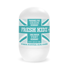 FRESH KIDZ: Green Fragrance Free Roll On Deodorant, 1.86 fo